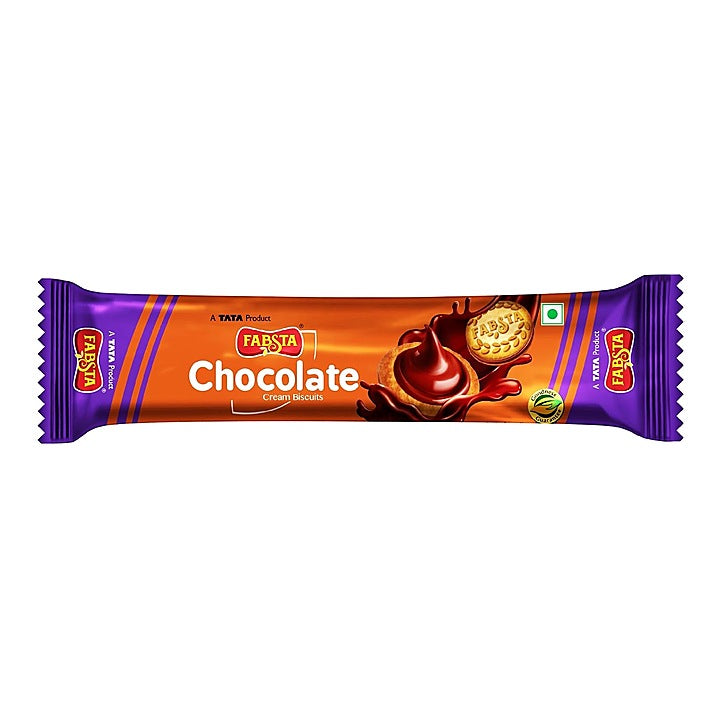 Fabsta Chocolate Cream Biscuits, 100 g