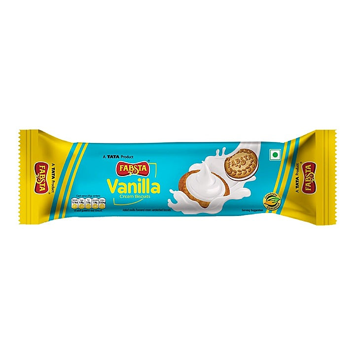 Fabsta Vanilla Cream Biscuits, 100 g