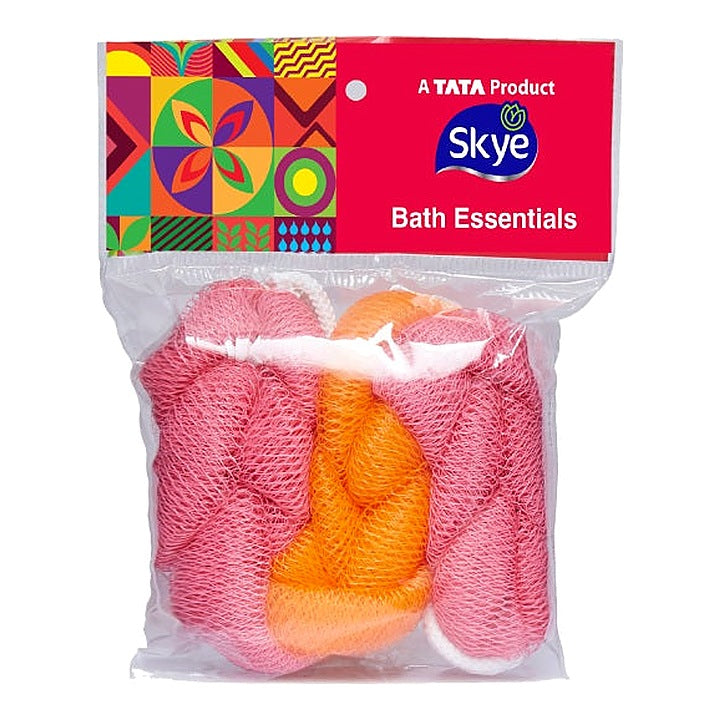 Skye Back Belt Loofah, Orange, 70 g