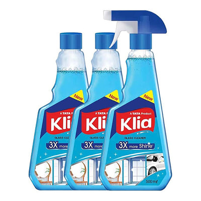 Klia Disinfectant Glass Cleaner Combi, 3x500 ml
