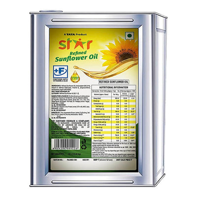 Star Refined Sunflower Oil Tin 13 kg