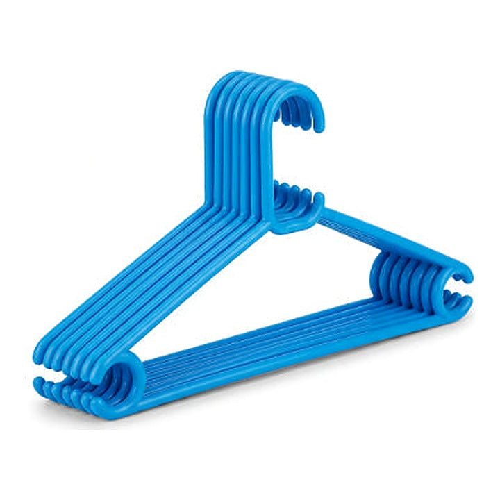 Smartle Plastic Hanger Blue set of 6