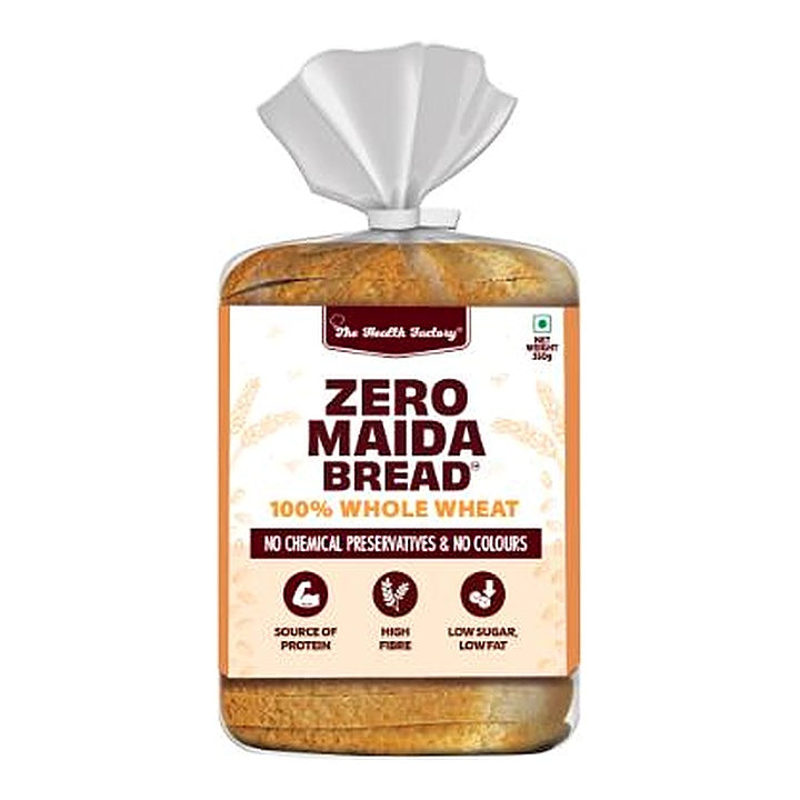 Thf Zero Maida Simply Whole Wheat Bread 350 g