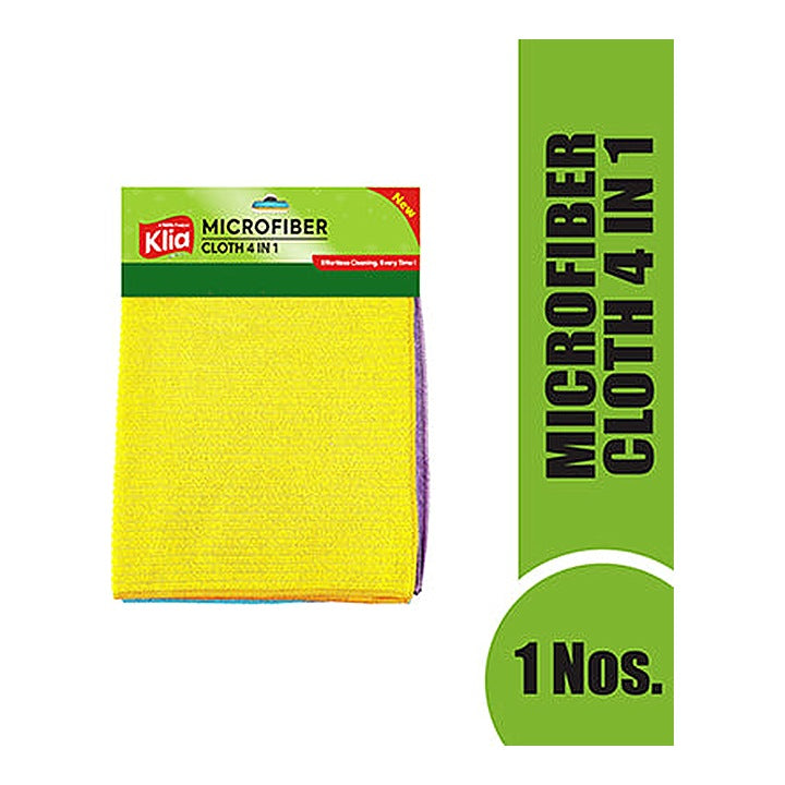 Klia Microfibre Cloth 4in1 1 Pc