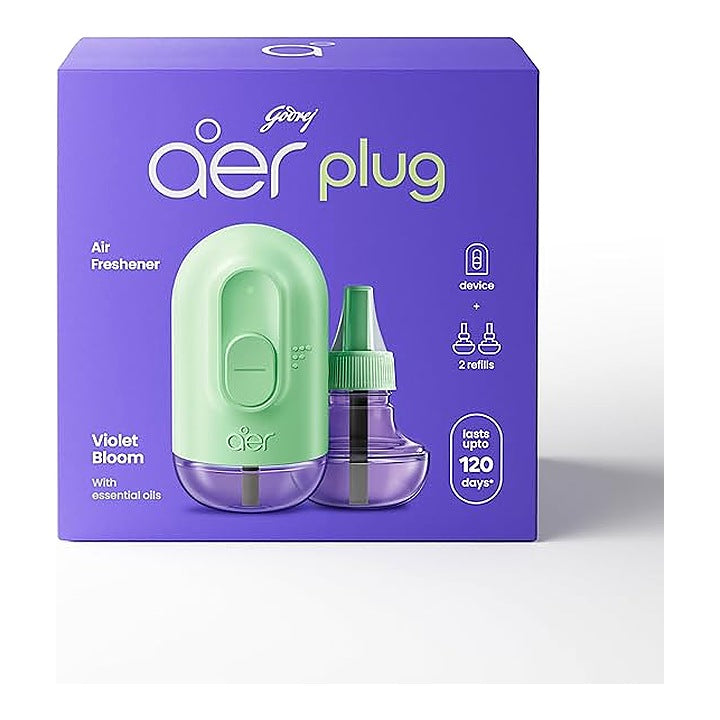 Godrej Aer Plug Violet Bloom machine & freshner