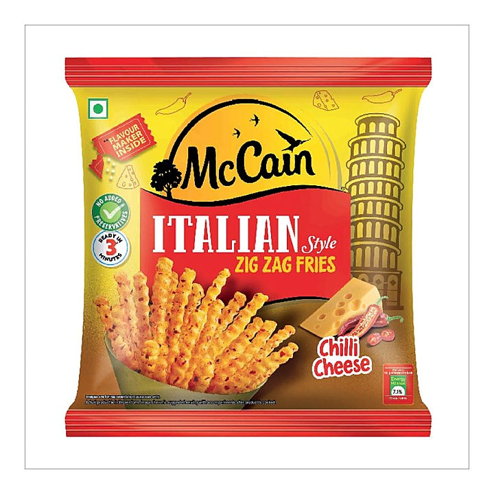 Mccain Italiyan Style Zig Zag Fries 325 g