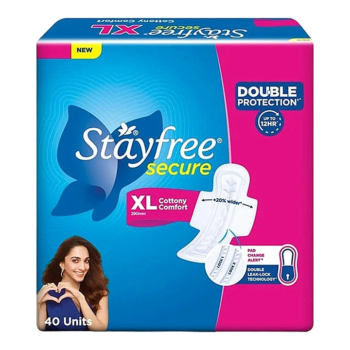 Stayfree Secure Cottony Wings XL : 40 U