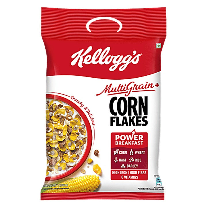 Kellogg's Multigrain Plus Corn Flakes Power Breakfast With 6 Vitamins (450 g)