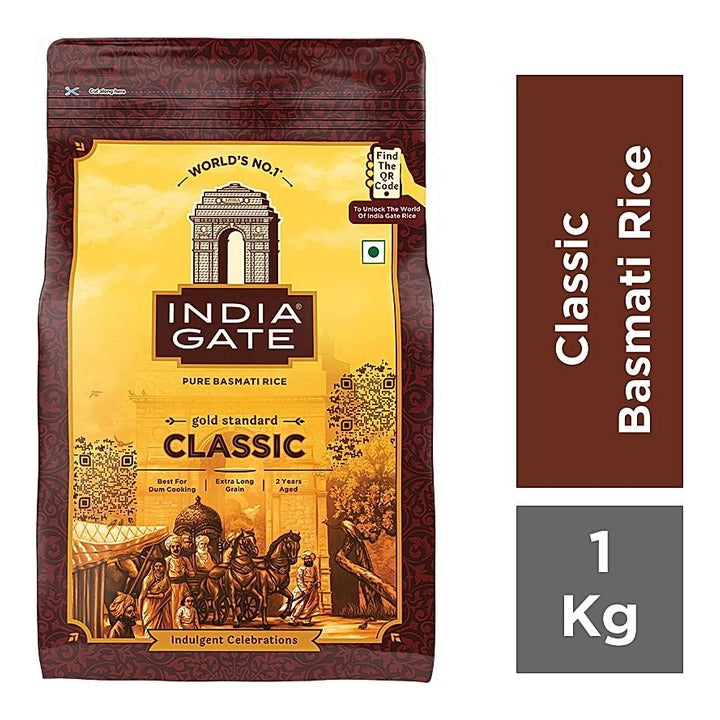 India Gate Basmati Rice - Classic : 1 kg