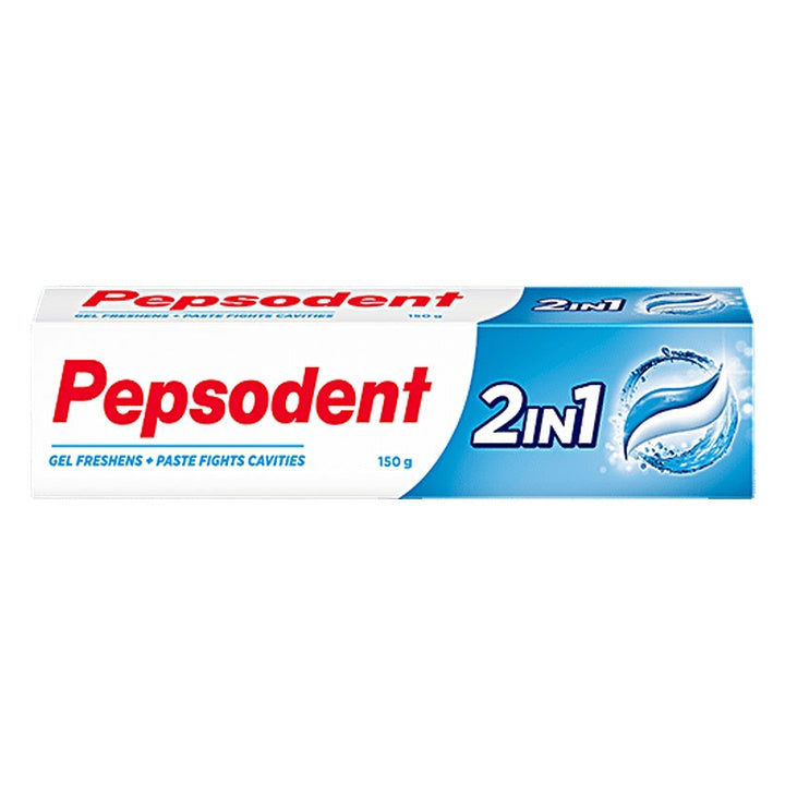 Pepsodent Toothpaste - 2 In 1, Cavity Protection (150 g)