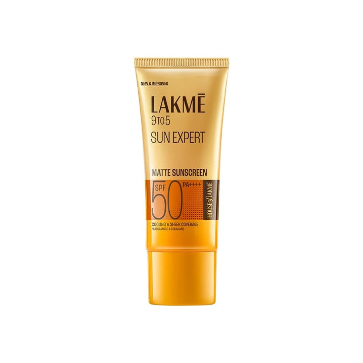 Lakme Sunscreen For Bright Skin, SPF 50 PA++++, Water Light, Niacinamide, In Vivo Tested, 100 ml