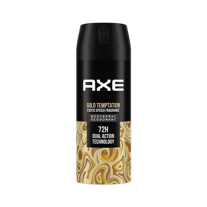 Axe Gold Temptation Long Lasting Deodorant Bodyspray for Men 150 ml