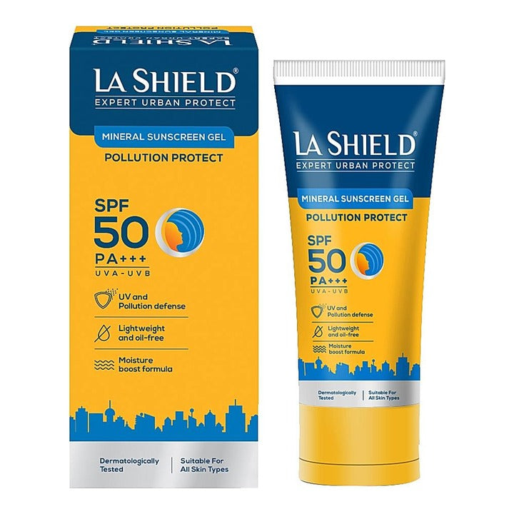 La Shield Pollution Protect Mineral Sunscreen Gel SPF 50 : 50 g