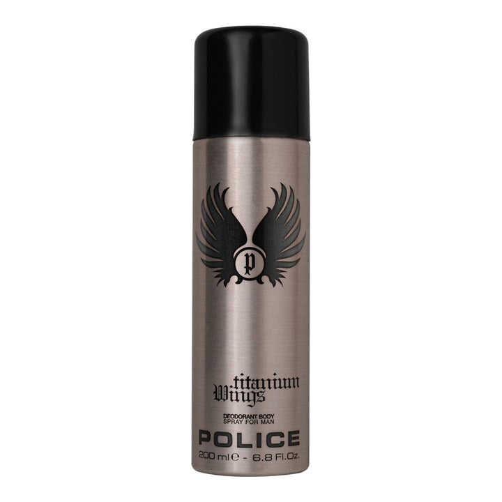 Police Wings Titanium Deodorant Body Spray For Men : 200 ml
