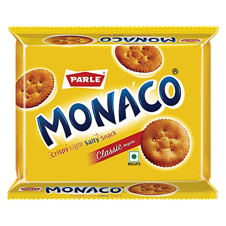 Parle Monaco Salty Snack Biscuits - Classic Regular (185.6 g)