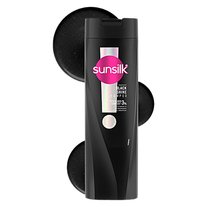 Sunsilk Radiant Black Shine Shampoo (180 ml)