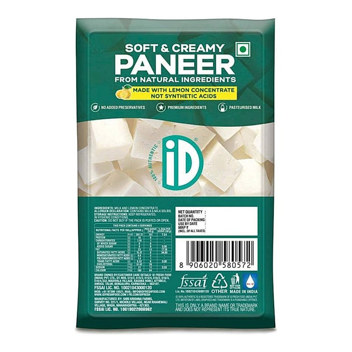 iD Natural Paneer : 200 g