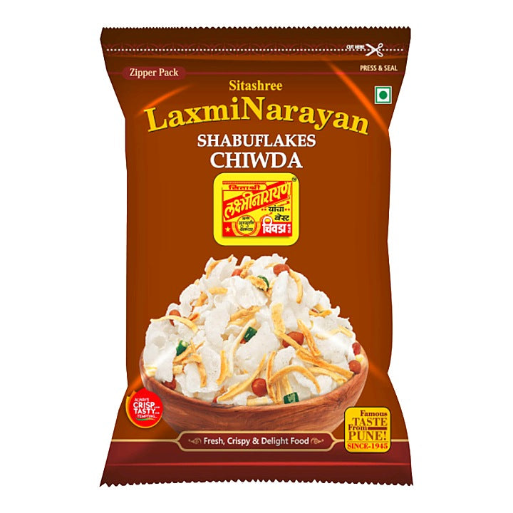 Sitashree Laxminarayan Shabuflakes Chiwda: 200 g