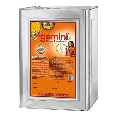 Gemini Groundnut Oil Tin : 13 kg