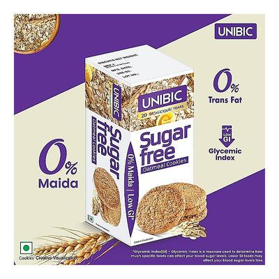 Unibic Sugarfree Oatmeal Cookies : 67.5 g