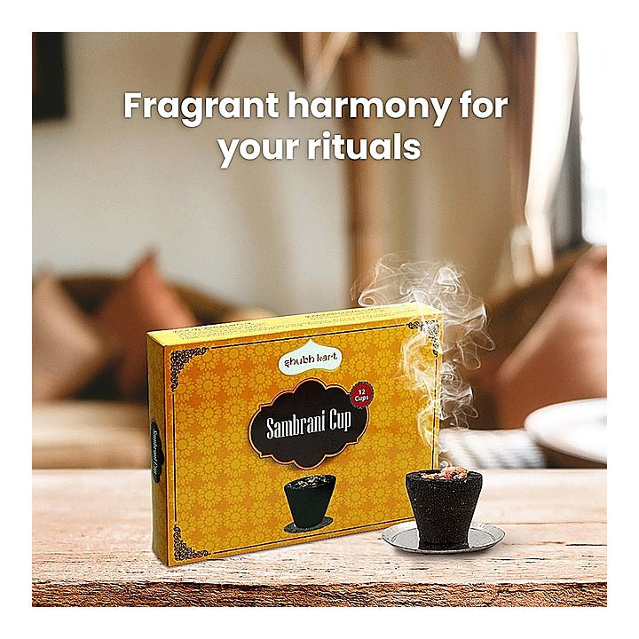 Shubhkart Sambrani Cups : 12 Units