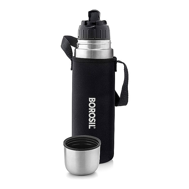 Borosil Thermo Stainless Steel Flask - Black : 750 ml