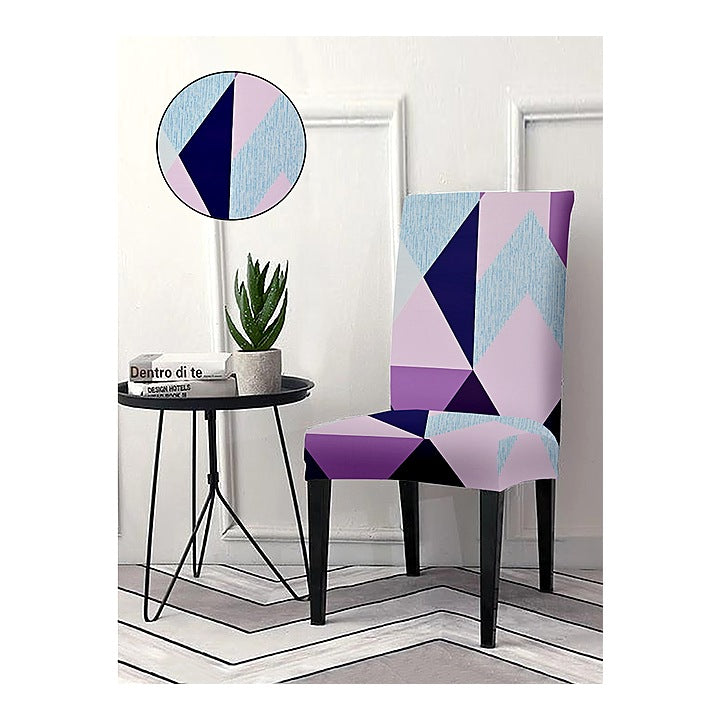 Cortina Polyester Dining Chair Cover Abstract - Pink : 1 Unit