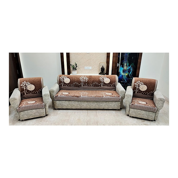 MHF Sofa Slip Cover Florida (Mustard) - Set Of 6 : 1 Unit