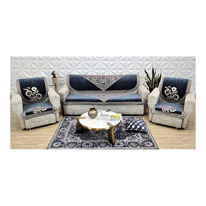 MHF Sofa Slip Cover Florida (Grey) - Set Of 6 : 1 Unit