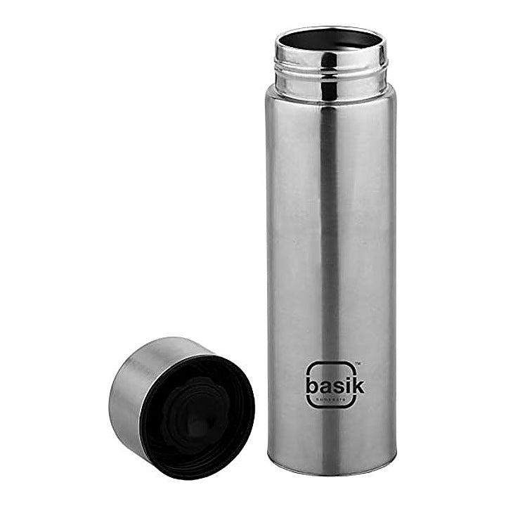 Basik Stainless Steel Aqua Slim Water Bottle : 400 ml