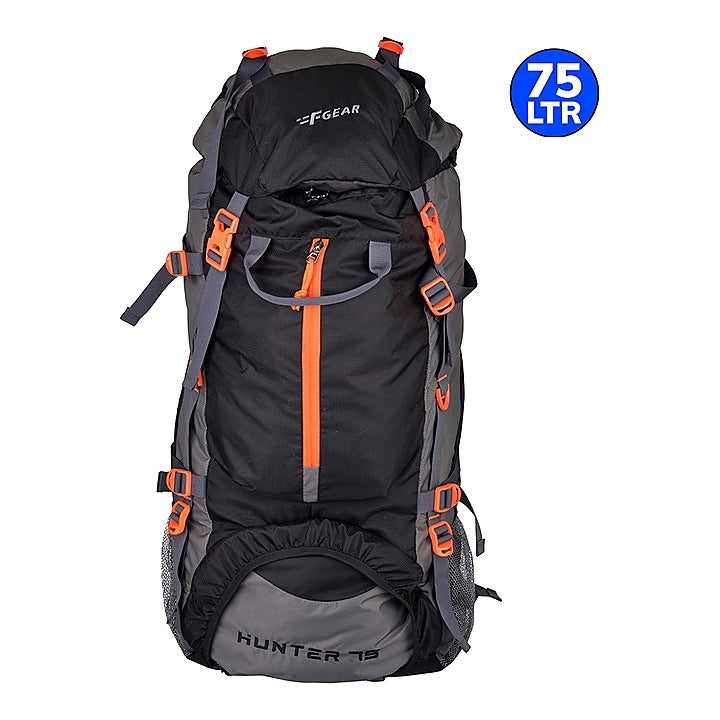 F Gear Hunter Rucksack (Black & Grey) - 75 L : 1 Unit