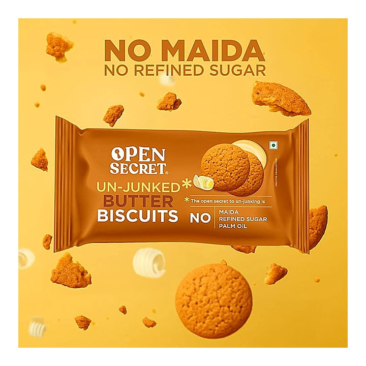 Open Secret Un-Junked Butter Biscuits : 40 g