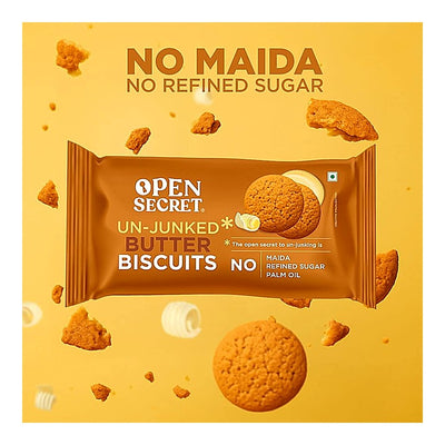 Open Secret Un-Junked Butter Biscuits : 40 g