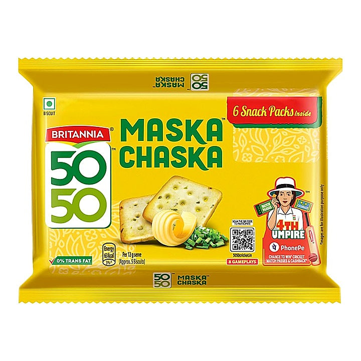Britannia 50-50 Maska Chaska Biscuits : 300 g