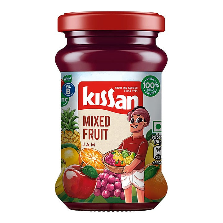 Kissan Mixed Fruit Jam : 500 g