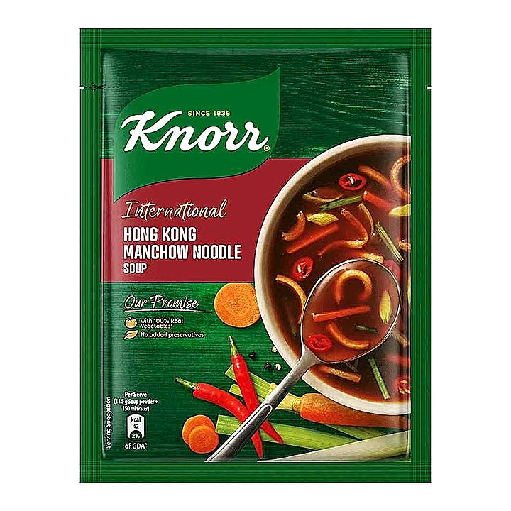Knorr International Hong Kong Manchow Noodle Soup : 44 g
