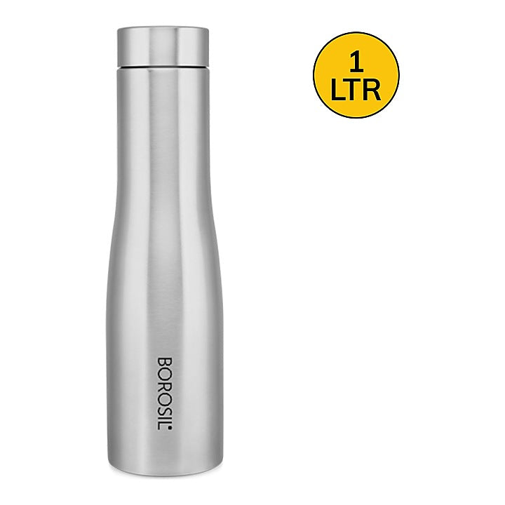 Borosil Swan Stainless Steel Water Bottle : 1 L