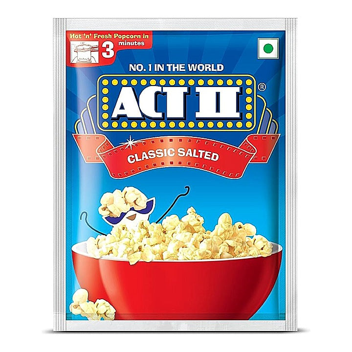 Act II Classic Salted Popcorn : 30 g