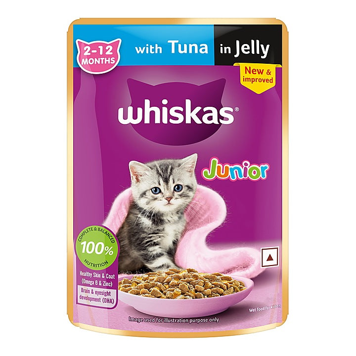 Whiskas Kitten Tuna In Jelly Flavour (2-12 Months) : 80 g