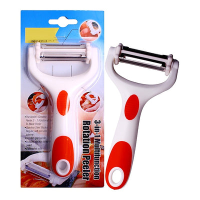 Stainless Steel Multifunctional 3-In-1 Peeler : 1 Unit