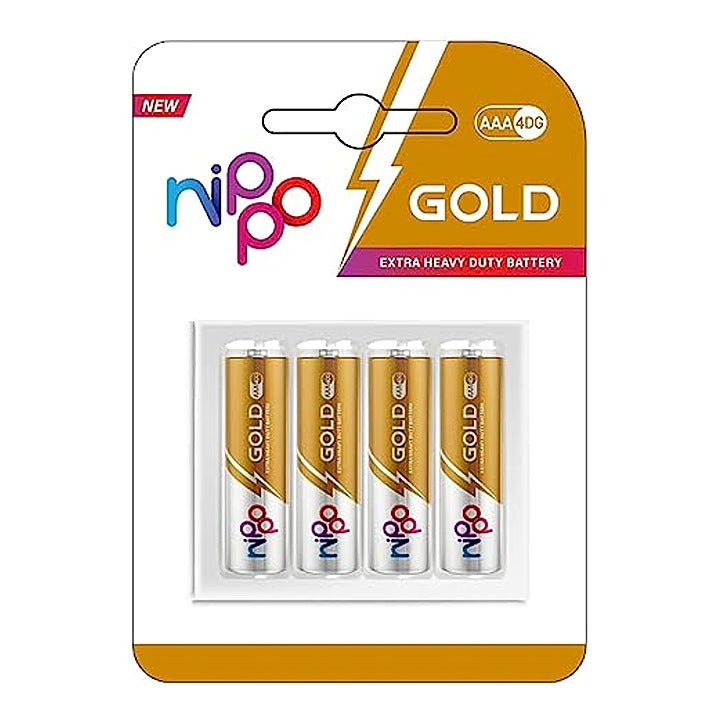 Nippo 4DG Gold AAA Battery : 4 Units