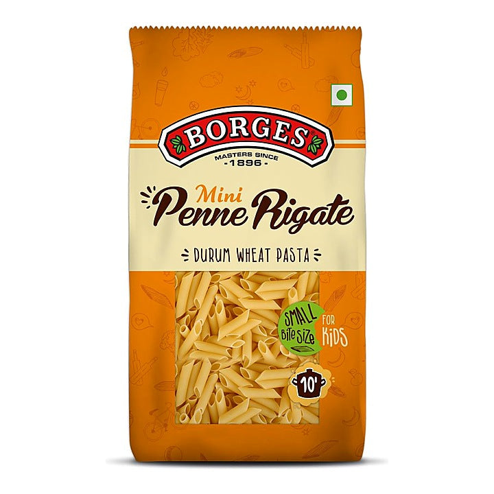 Borges Mini Penne Rigate Durum Wheat Pasta : 350 g