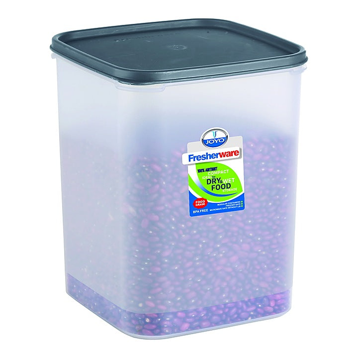 Joyo Plastic Fresherware Square Container - 6 L : 1 Unit