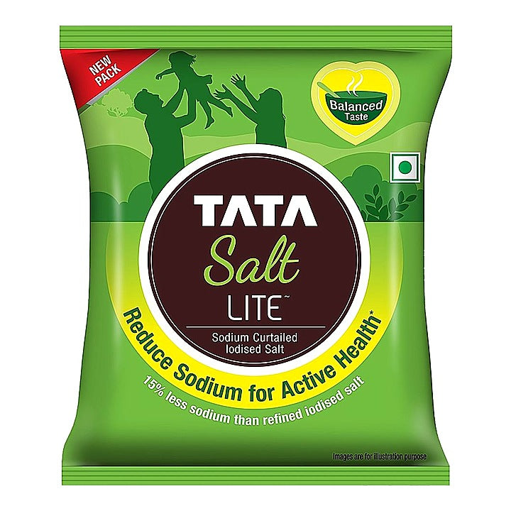 Tata Salt Lite - Low Sodium Iodised : 1 kg