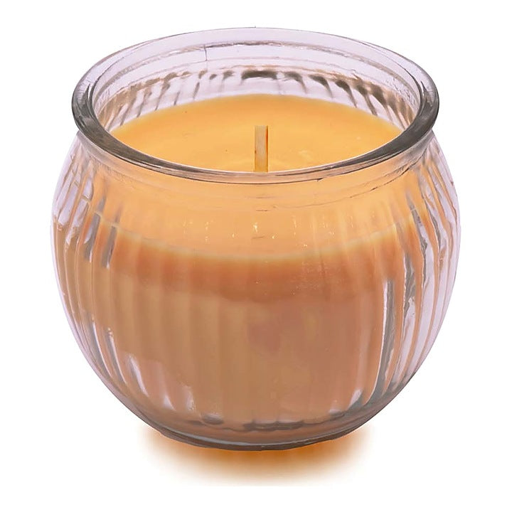 Iris Ribbed Jar Candle - Mango Sorbet : 1 Unit