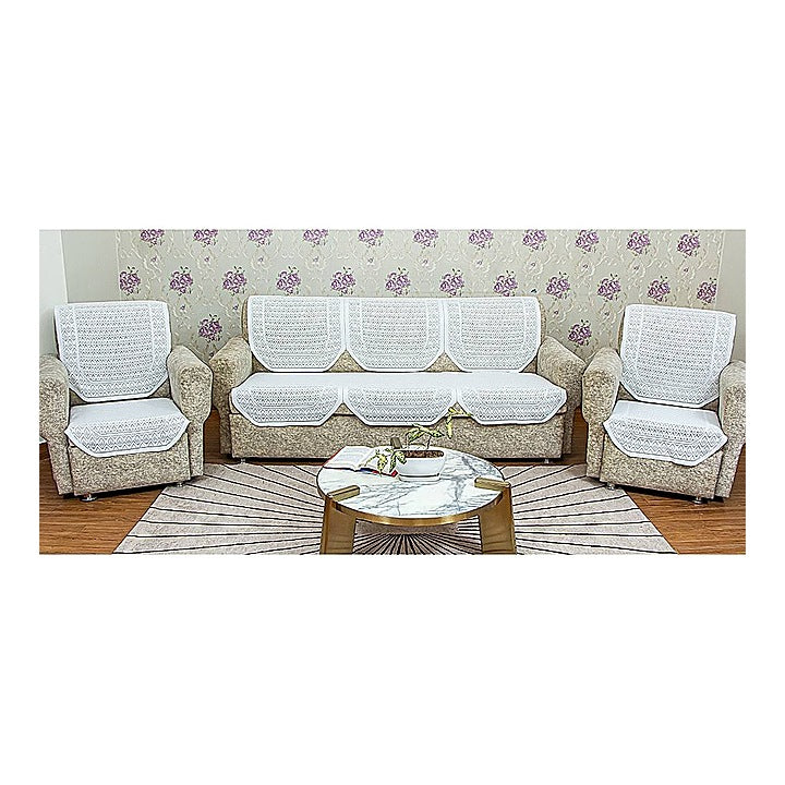 MHF Sofa Slip Cover Galaxy 02 - White : 6 Unit