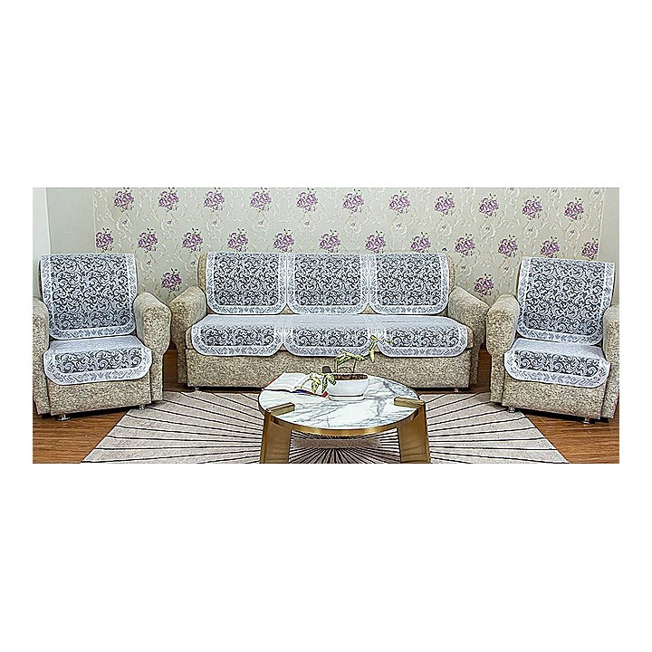 MHF Sofa Slip Cover Denver 02 - Silver : 6 Unit