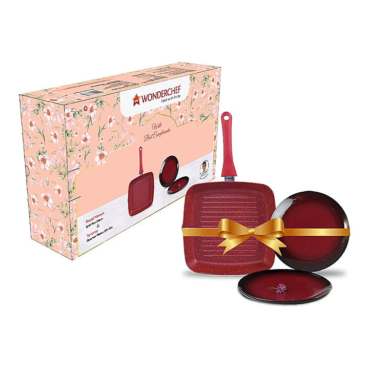 Wonderchef Royal Velvet Grill Pan : 24 cm