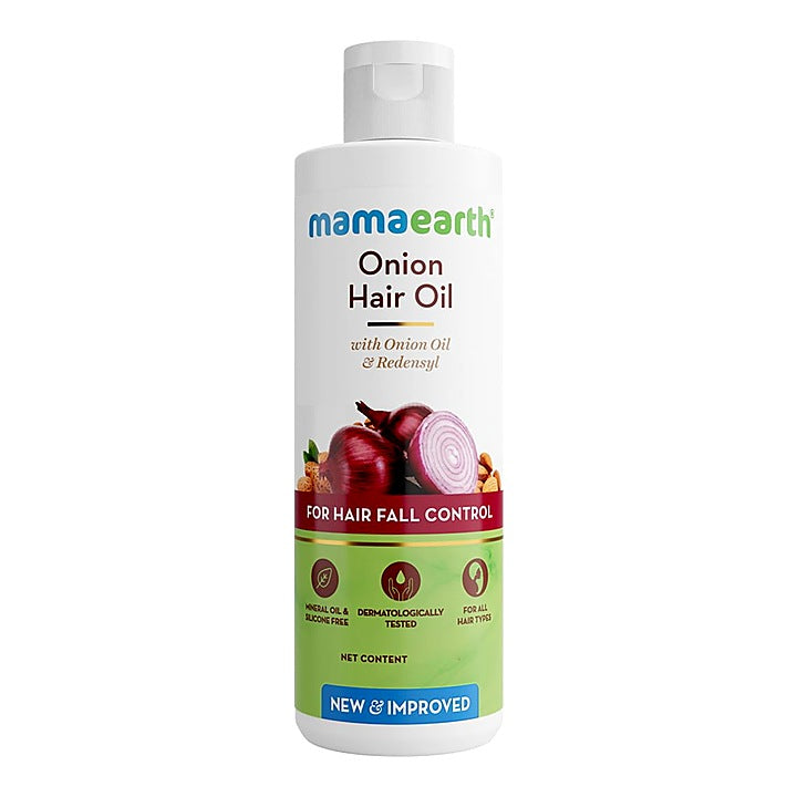 Mamaearth Onion Hair Oil With Redensyl : 200 ml
