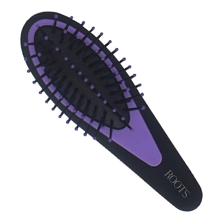 Roots Hair Brush (GG06: PL) Small Ovale - Purple : 1 Unit